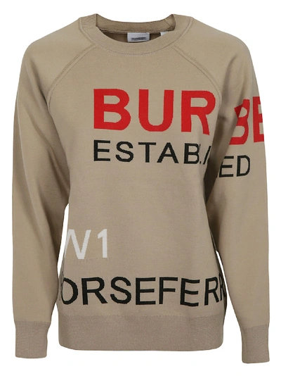 Shop Burberry Acheron Sweater In Beige