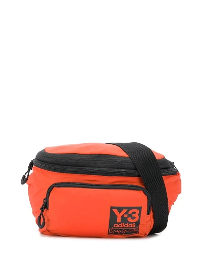 Shop Y-3 Backpack In Icon Orange/black