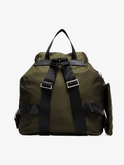 Shop Prada Green Vela Backpack