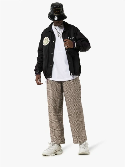 Shop Gucci Check-print Trousers In Multicolour
