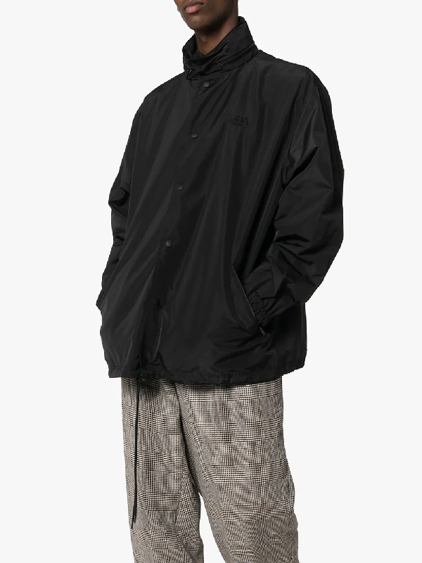 balenciaga logo windbreaker