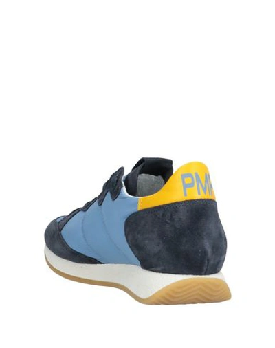 Philippe Model Sneakers In Slate Blue