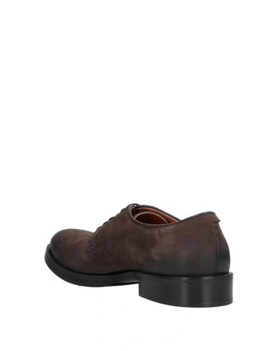 Shop Raparo Laced Shoes In Dark Brown