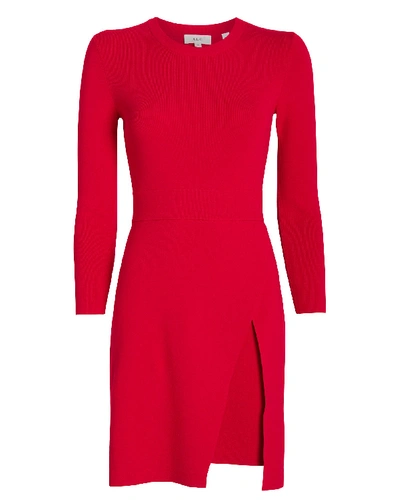 Shop A.l.c Hadley Knit Dress In Red