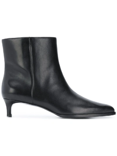 3.1 Phillip Lim Agatha Leather Ankle Boots In Black
