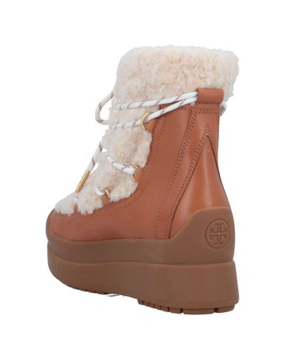 Shop Tory Burch Ankle Boots In Camel