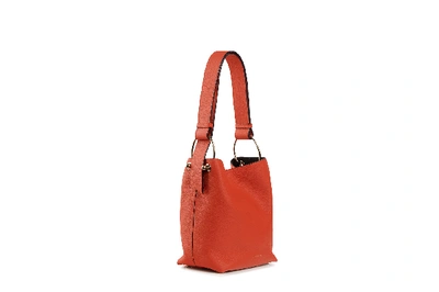 Shop Strathberry Lana Midi Bucket Bag In Maple