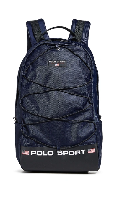Shop Polo Ralph Lauren Polo Sport Backpack In Navy