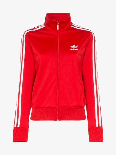 Shop Adidas Originals Adidas Firebird Track Jacket In Red