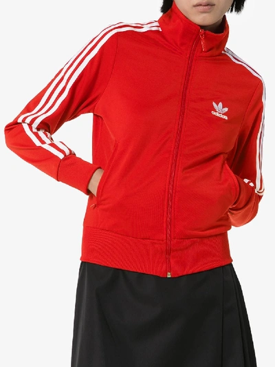 Shop Adidas Originals Adidas Firebird Track Jacket In Red