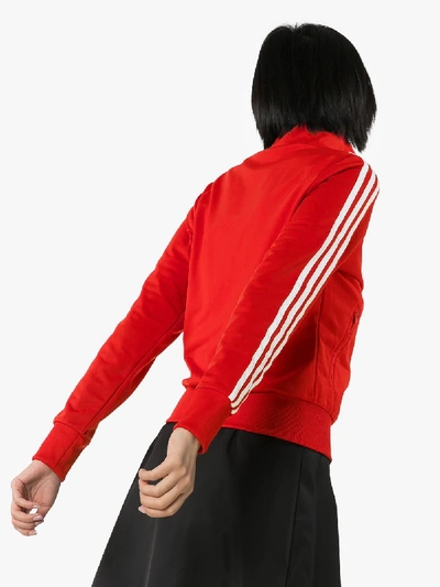 Shop Adidas Originals Adidas Firebird Track Jacket In Red
