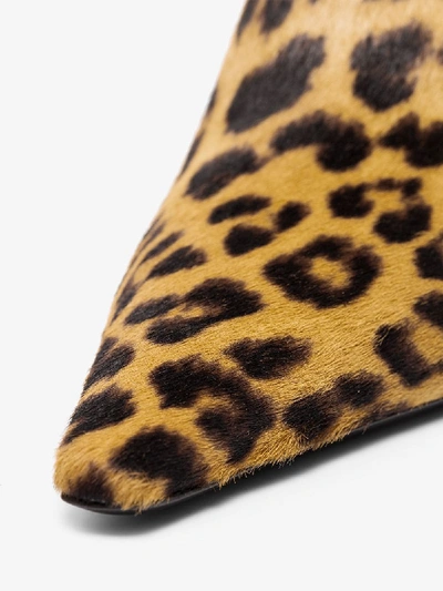 Shop Prada Stiefeletten Mit Leoparden-print In Brown