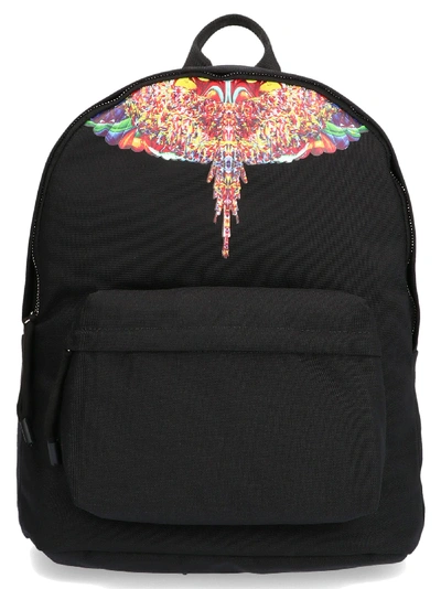Shop Marcelo Burlon County Of Milan Multicolor Wings Bag In Black