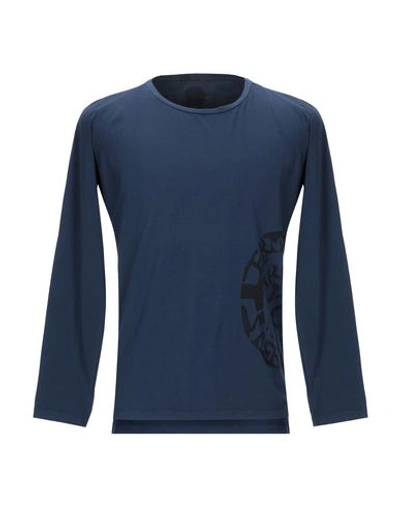 Shop Ermanno Scervino T-shirt In Dark Blue