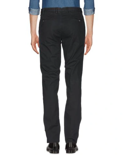 Shop Pt01 Pt Torino Man Pants Black Size 40 Cotton, Elastane