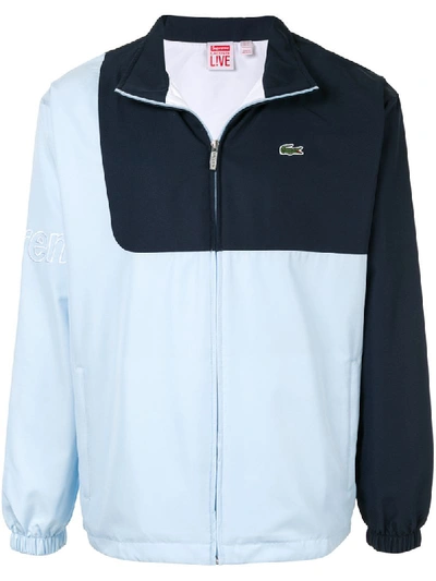 Supreme lacoste best sale jacket blue