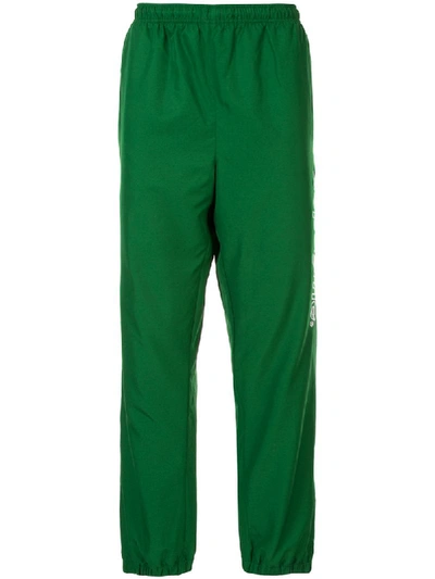 Shop Supreme Lacoste Track Pants In Green