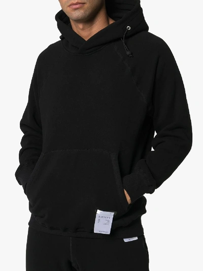 Shop Satisfy Jogger Cotton Hoodie In Black