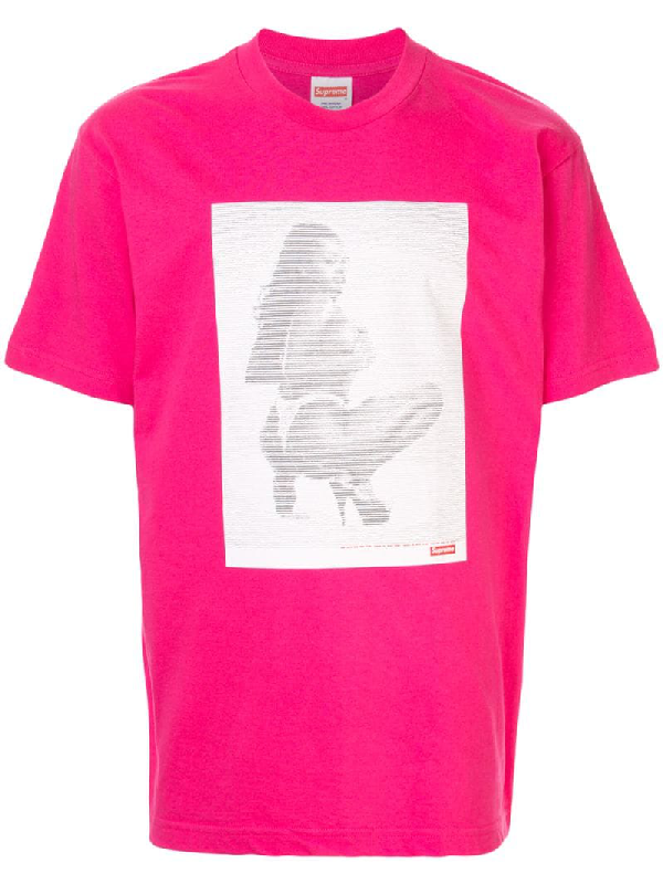pink supreme shirt