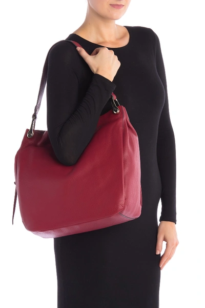 Vince Camuto Clem Leather Hobo Bag In Red 01 ModeSens