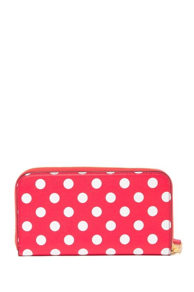 Shop Moschino Wallet In Rosso