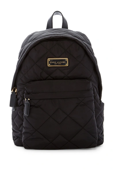 Shop Marc Jacobs Quilted Nylon School Backpack In Black