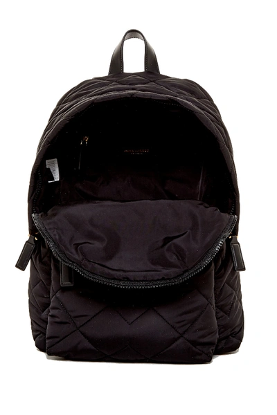 Marc Jacobs Quilted Nylon School Backpack In Black