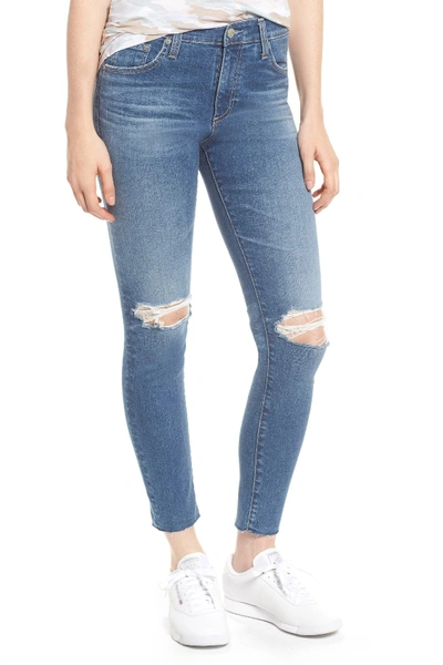 Shop Ag The Farrah High Waist Ankle Skinny Jeans In 13 Years Saltwa