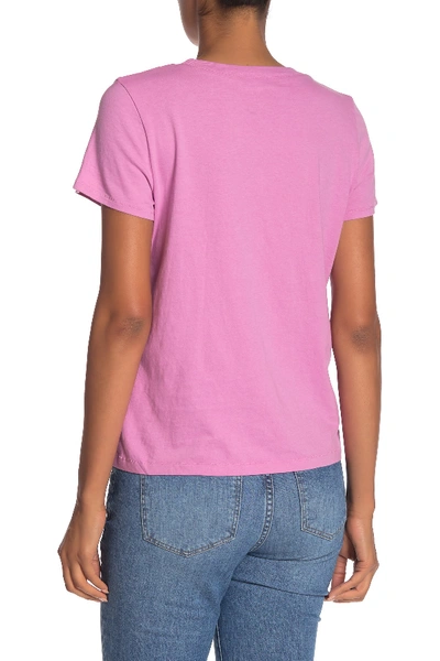 Shop Madewell Northside Vintage T-shirt (regular & Plus Size) In Light Petunia