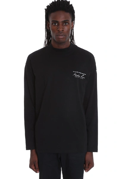 Shop Martine Rose Knitwear In Black Cotton