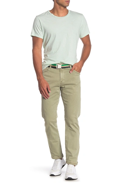 Shop Ag Everett Sud Slim Straight Leg Pants In Sulfur Dry Cypress