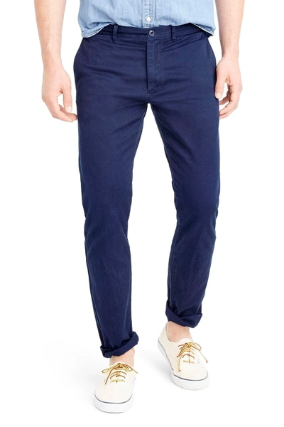 Shop J Crew 484 Slim Fit Stretch Chino Pants In Navy