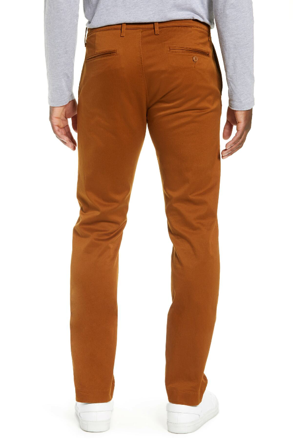 J. Crew 484 Slim Fit Stretch Chino Pants In Workwear Brown | ModeSens