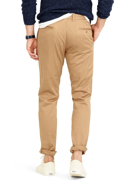 Shop J Crew 484 Slim Fit Stretch Chino Pants In River Brown