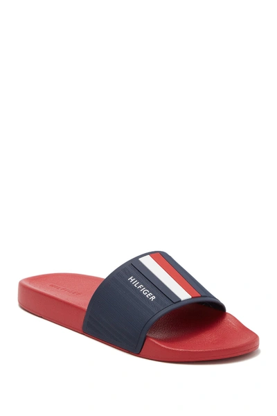 Shop Tommy Hilfiger Eastern Slide Sandal In Remsy