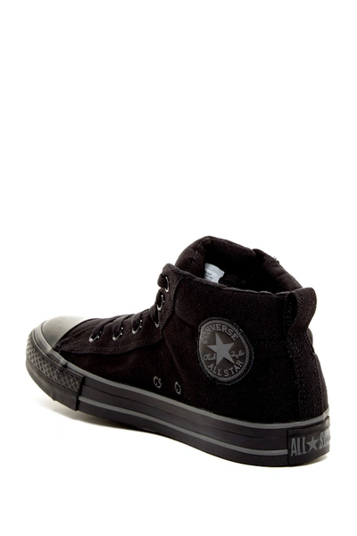 Shop Converse Chuck Taylor Street Mid Sneaker In Black-charcoal
