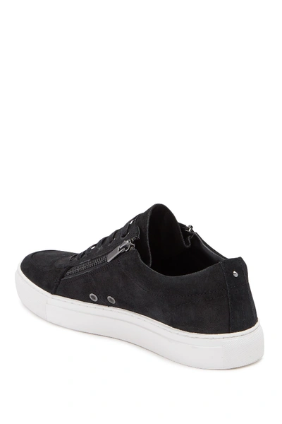 Hugo Boss Futurism Hito Suede Zip Low Top Sneaker In Blk | ModeSens