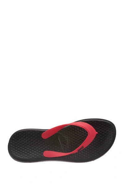 Shop Nike Solay Flip-flop In 601 Rdorbt/black
