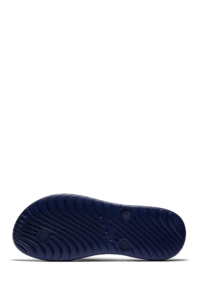 Shop Nike Solay Flip-flop In 400 Binybl/white