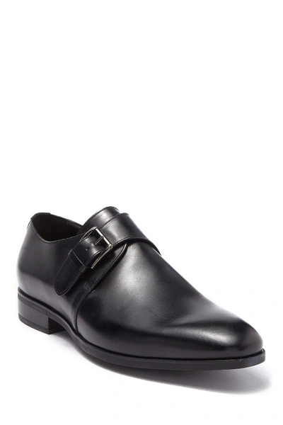 Shop To Boot New York Scarpa Monk Strap Shoe In Black