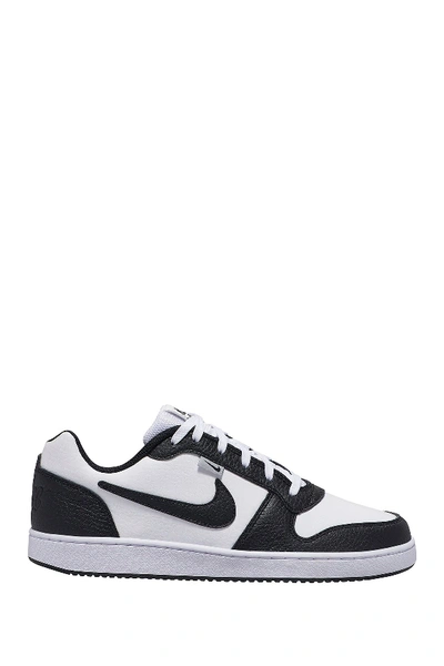 Nike Ebernon Low Sneaker In 102 White/black-wolf Grey | ModeSens