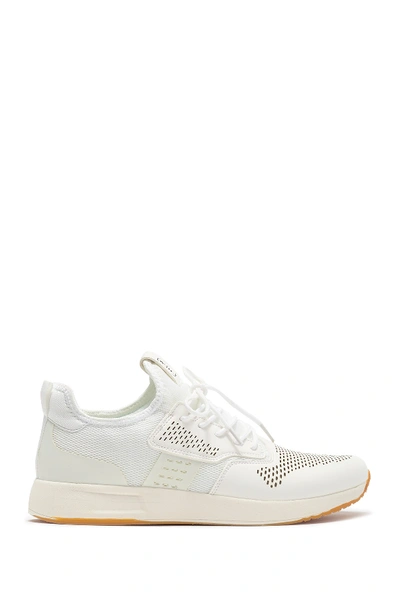 Reserved Footwear Perforated Sneaker In White