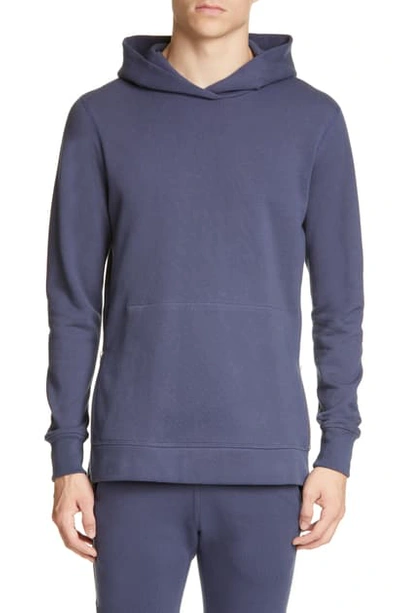 Shop John Elliott Hooded Villain Slim Fit Hooded Sweatshirt In Navy