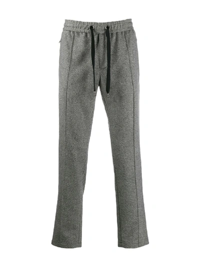 Shop Dolce & Gabbana Drawstring Trousers In Grey