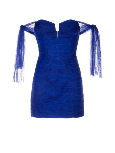 Shop Alice Mccall Good Vibes Dress In Blue