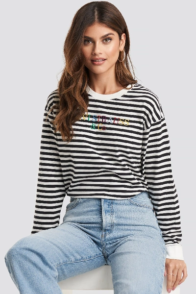 Levi's Graphic Long Sleeve Tee - Black,white,multicolor In Striped |  ModeSens
