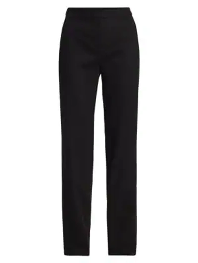 Shop Max Mara Pescia Camel Wool Pants In Black