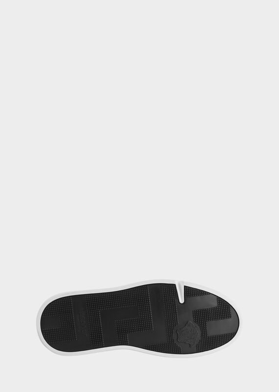 mock croc quilted leather atlas sneakers