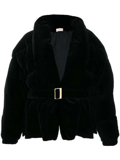ALEXANDRE VAUTHIER PADDED CASUAL COAT - 黑色