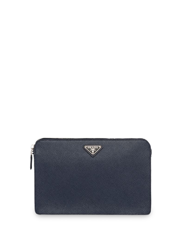 prada saffiano leather clutch